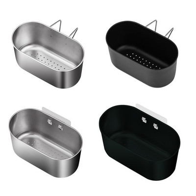 Multifunctional Stainless Steel Sink Drain Strainer Basket Sink Basket Kitchen