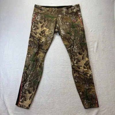 Under Armour Leggings Women’s L Realtree Camo Scent Control ColdGear Hunting - Image 1 of 4