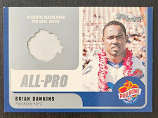 Brian Dawkins 2000 Topps All-Pro Pro Bowl Jersey Relic BD-FS Philadelphia Eagles