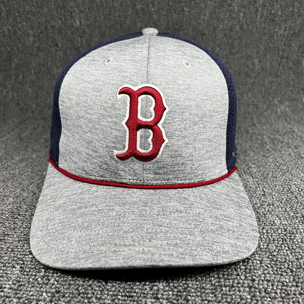 Boston Red Sox '47 Brand Franchise Fitted Hat Gray Navy Red Rope MLB Cap