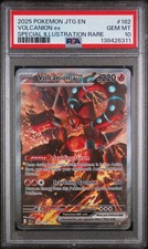 2025 Pokemon Journey Together Volcanion EX Special Illustration Rare PSA 10 #182