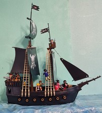 PLAYMOBIL CUSTOM PIRATENSCHIFF MIT LICHT UNIKAT