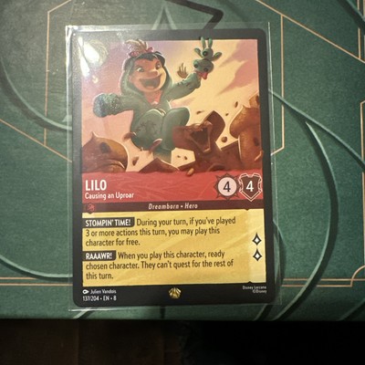 New Disney Lorcana - Reign of Jafar - Lilo - Causing an Uproar - 37/204 Non Foil