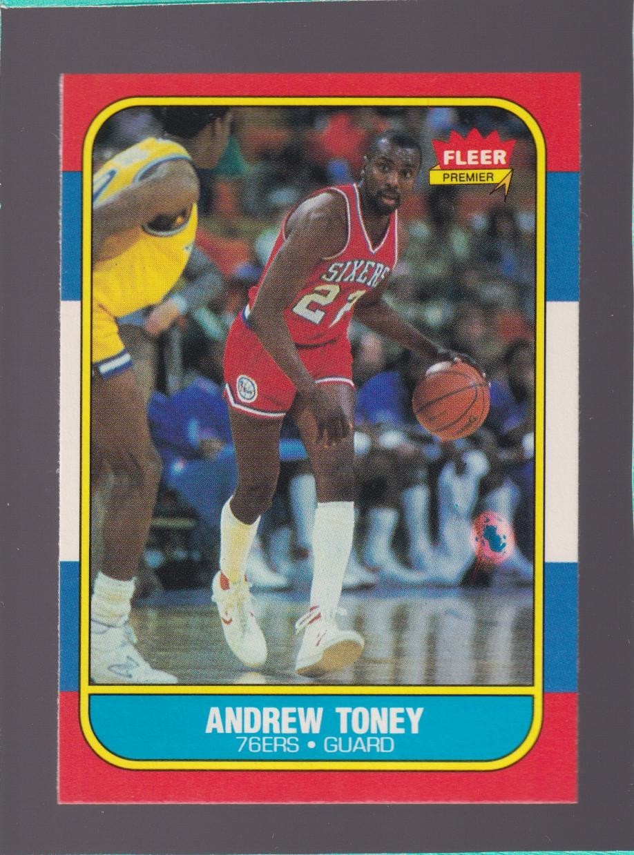 1986 Fleer #114 Andrew Toney Set Break
