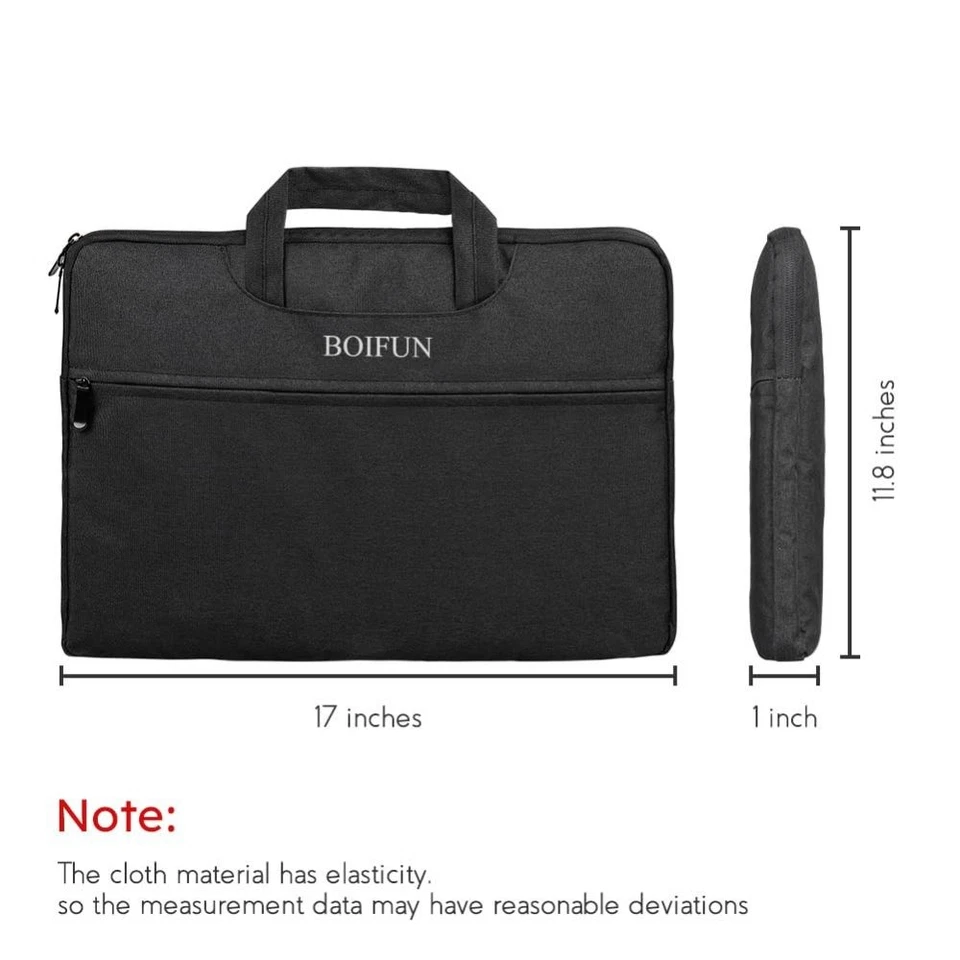 Bolsa de transporte para DVD player portátil Boifun 17,5 polegadas, bolsa de viagem para laptop - Imagem 2 de 4