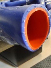 2 Id X 6l Blue Red Virgin Silicone Heater Hose 38mm 428f Radiator Free Ship