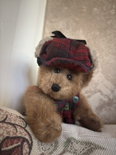 Boyds Bears Edmund #9175-08  Fall 1997 8” Plush BAILEY & Friends Red Plaid NWT - Picture 2 of 24