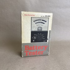 Vintage Micronta Battery Tester 22-031 W/Box Tested