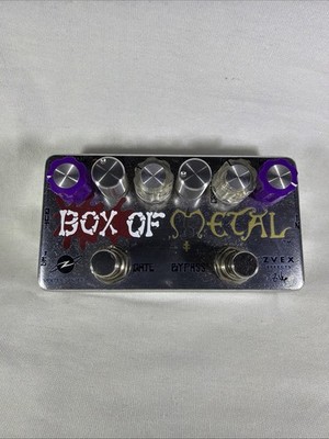 Zvex Box of Metal Vexter Series Distortion Gate Guitar Effect Pedal Tested Works