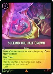 Seeking the Half Crown #64/204 Azurite Sea Lorcana Rare Cold Foil