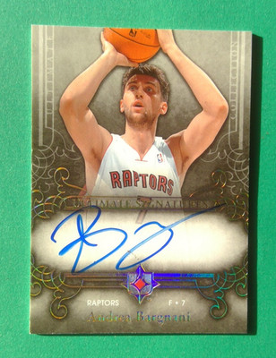 2006-07 Upper Deck NBA Ultimate Collection Signatures Andrea Bargani Auto #US-AB