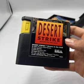 Desert Strike: Return to the Gulf Sega Genesis, 1992 CIB w Manual &ndash; Tested