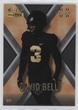 2022 Wild Card MATTE X-Plode Black - Orange X David Bell #MXP-10 Rookie RC 5cb. rookie card picture