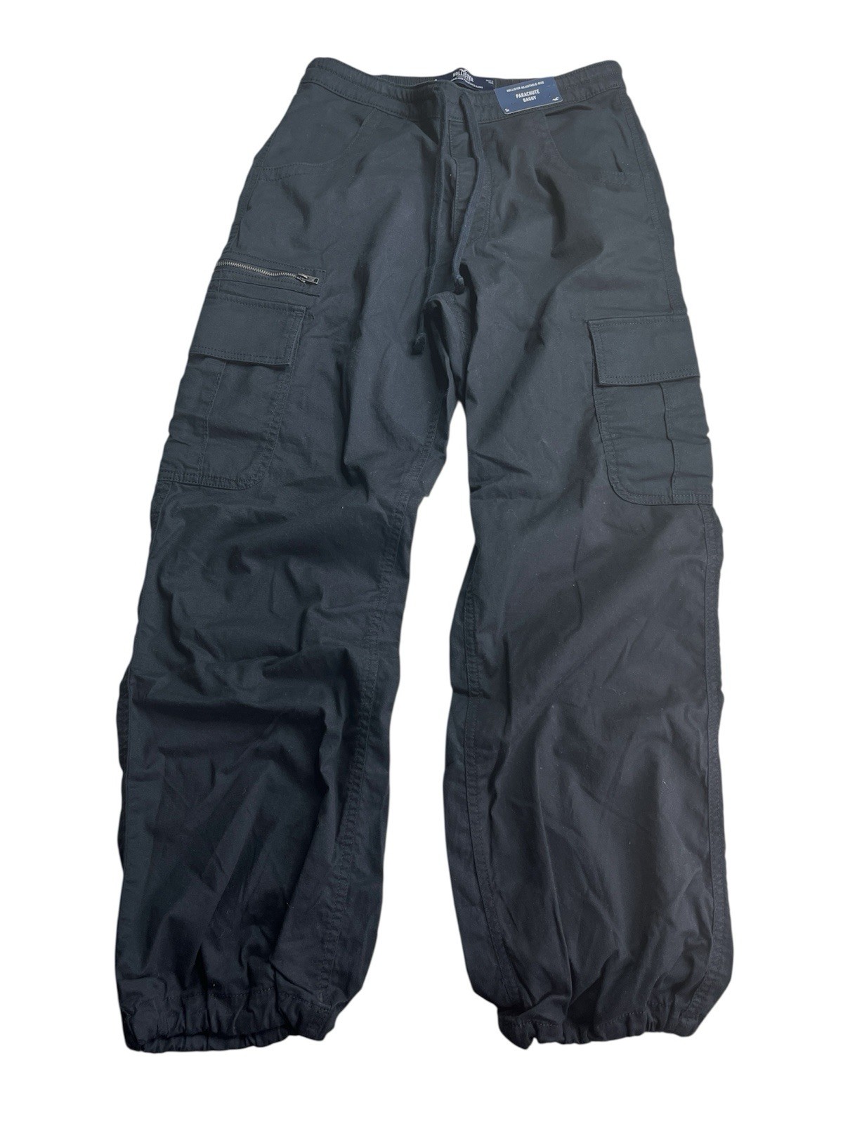 Hollister Parachute Cargo Pants S High Rise Y2K Baggy Wide Leg Lightweight New!