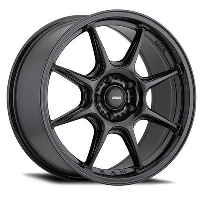 4 New 18X8.5 Konig Lockout Black Gloss Wheel/Rim 5x108 ET43 LK88508435