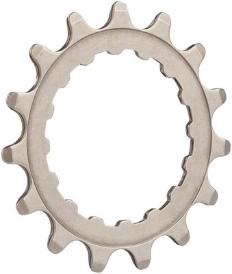 FSA WA642 15T Stainless Steel eBike Sprocket for Bosch GEN 2, Polished Silver