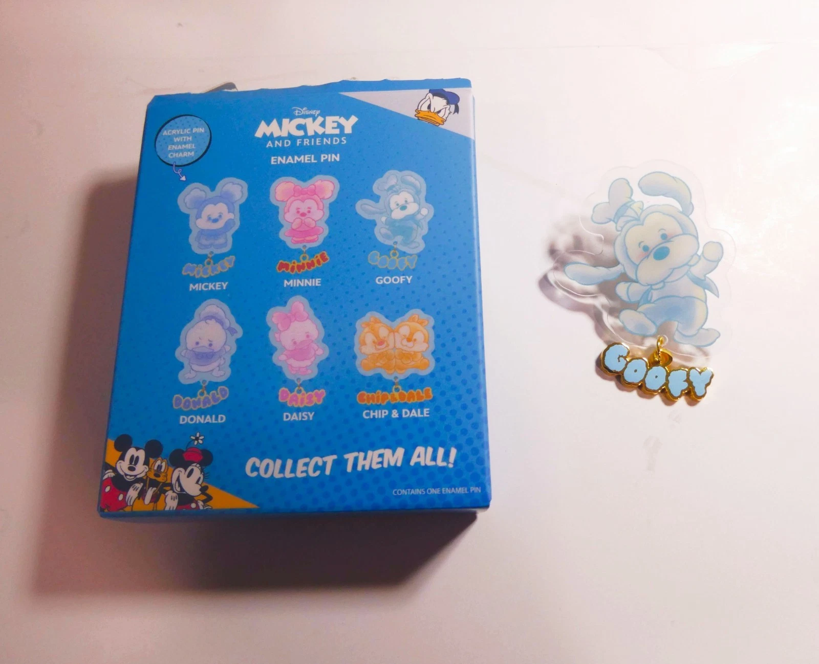 NEW Boxlunch Disney Mickey & Friends Cloud Characters Acrylic Pin - Goofy 2026