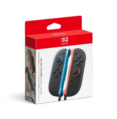 OEM Nintendo Switch 2 Joy-Con 2 (L) (R) Light Blue / Light Red - Open Box