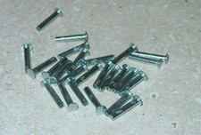 25 Semi Tubular 1/8" by 5/8" Tonka Rivets RIV-5/8