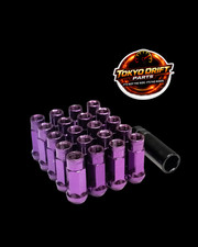 20 Purple Spline Open Ended Lug Nuts 51mm 12x1.5 Fits Honda Mazda Acura Toyota 20 Purple Spline Open Ended Lug Nuts 51mm 12x1.5 Fits Honda Mazda Acura Toyota