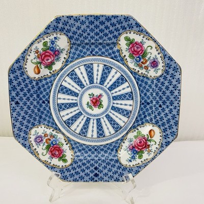 Antique Booths Empire Silicon China Octagonal Salad Luncheon Plate 8.5'' c. 1916