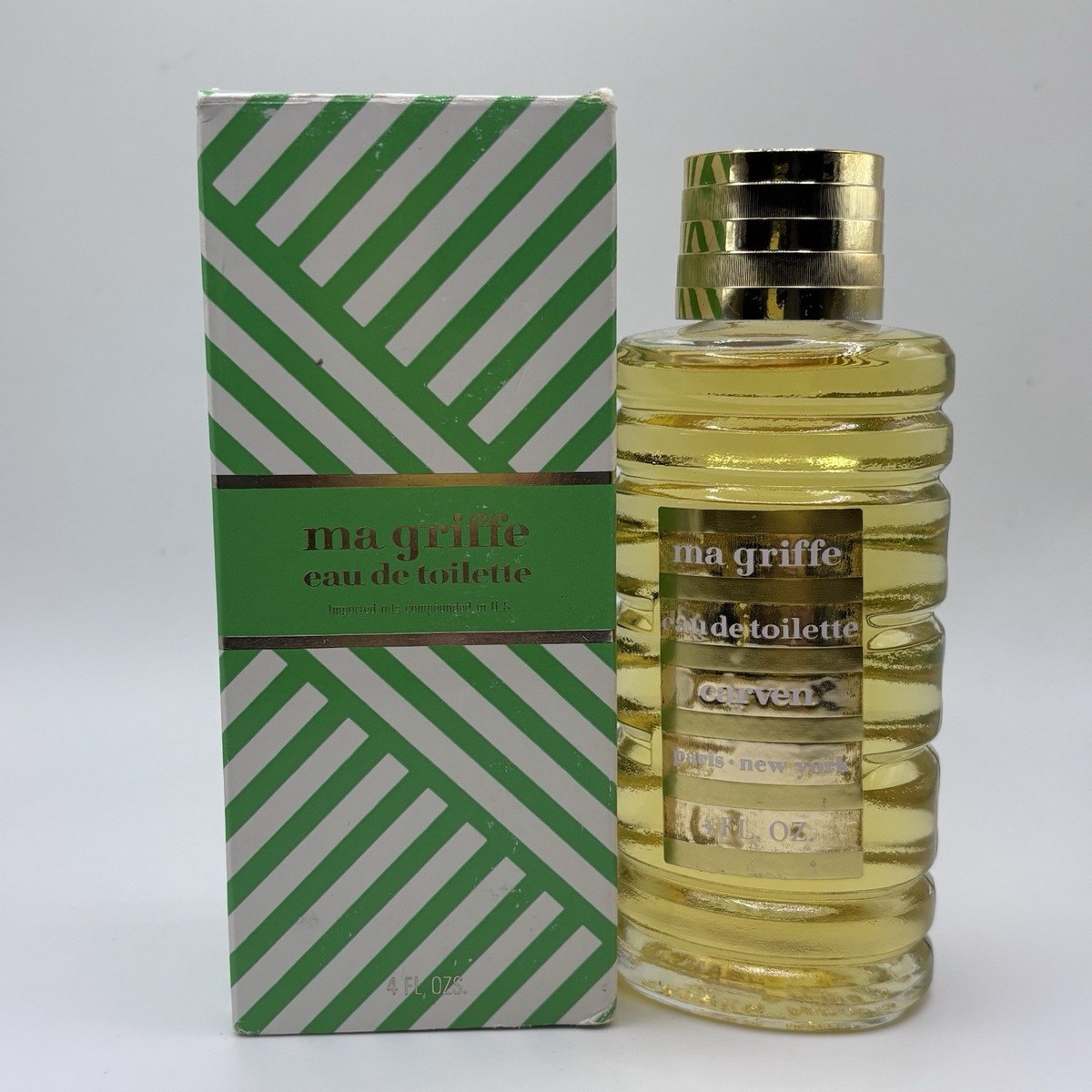 Vintage Carven Paris Ma Griffe Oz Parfum De Toilette Splash