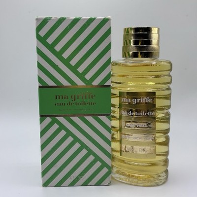 Vintage Carven Paris Ma Griffe 4 Oz Parfum De Toilette Splash Perfume New