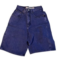Vtg ZENA Jeans High Waist Denim Shorts Size 6 USA Made Dark Wash 90's Mom Shorts