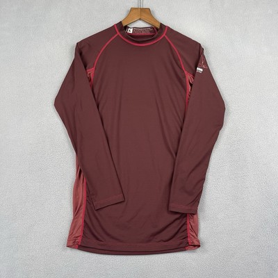 93 Brand Shirt Mens Large Red Standard Issue MMA Grappling Stretch Performance