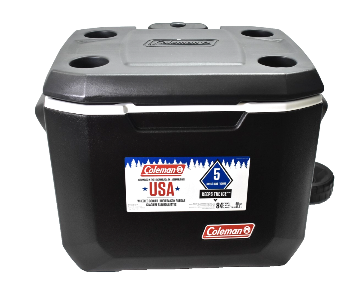 Coleman 50qt Xtreme large Wheeled Cooler w Insulated Walls WHEEL