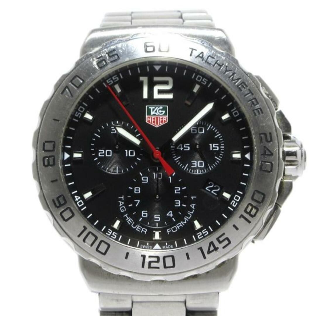 TAG Heuer Formula 1 CAU1112 Mens Stainless Steel Black Chronograph Watch