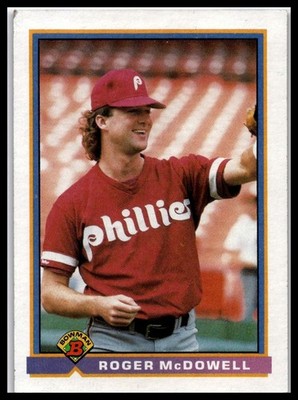 Roger McDowell 1991 Bowman #500 Philadelphia Phillies