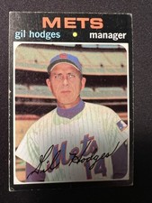 1971 Topps Gil Hodges #183 HOF