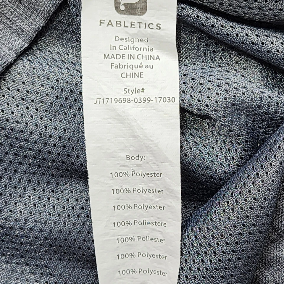 Fabletics Jacket Women S Gray Pink Danielle Hooded Half Zip Pullover Windbreaker - Image 4 of 4