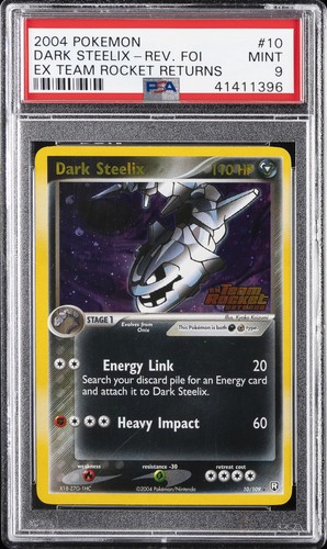 Dark Steelix graded PSA 9 for sale on eBay