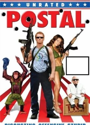 Postal Movie Unrated DVD Dave Foley Zack Ward Verne Troyer Uwe Boll [NO GAME]