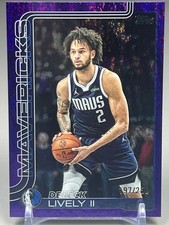 2025 Topps Dereck Lively II #172 Purple Holo Foil /250 - Mavericks