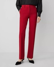 NWOT Ann Taylor The Sophia Pant Red Size 8 Petite Workwear