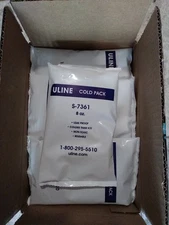 9 ICE Cold Freezer Gel Packs - 8 oz 6" x 4" x 3/4" Reusable, leakproof