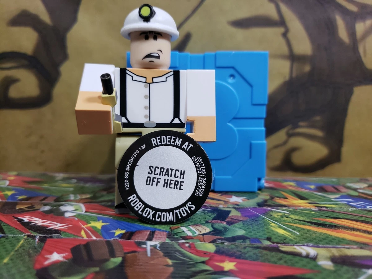 Roblox Series 9: Mining Inc: Alan with Exclusive Virtual Comms Backpack  Code | eBay