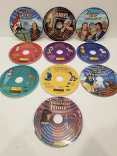 Nest Animated Hero, Old/New Testament Living Scriptures Lot of 10 Discs Only NEW