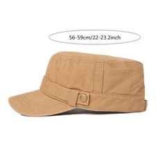Men Baseball Cap Casual Outdoor Flat Top Hat Adjustable Trucker Sun Caps Holiday