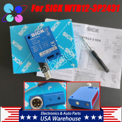 New For Sick Photoelectric Sensor WTB12-3P2431, 1041411 10-30VDC 4-PIN M12 PNP