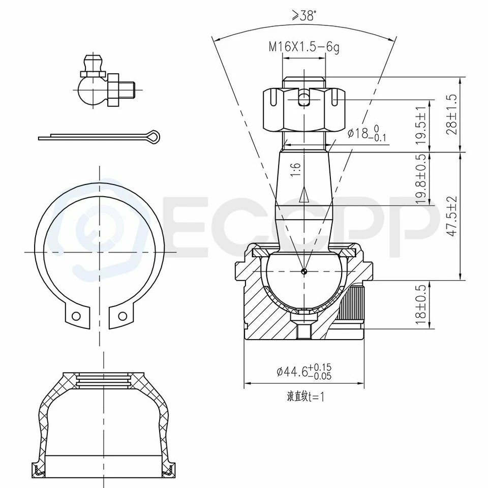 For 2002-2005 Ford Explorer Mountaineer Front Control Arm Sway Bar Kit 10pc 4.6L - Изображение 3 из 4