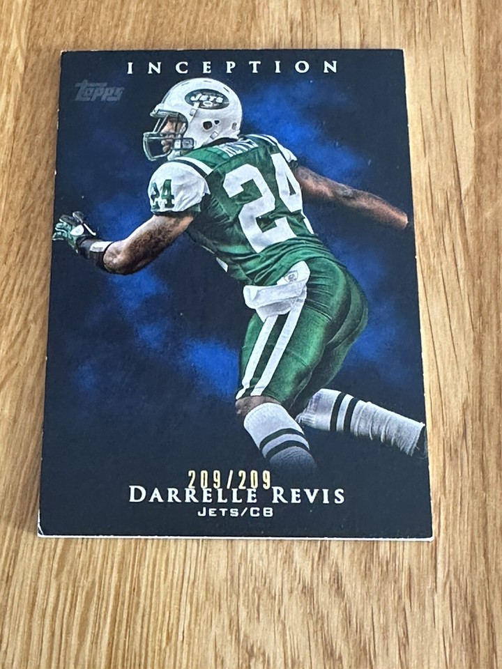 9 x Darrelle Revis NFL Trading Cards New York Jets eBay