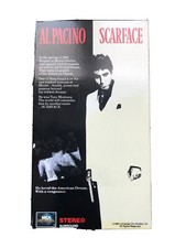 Scarface VHS 1990 2 Tape Set Video Tape Al Pacino MCA