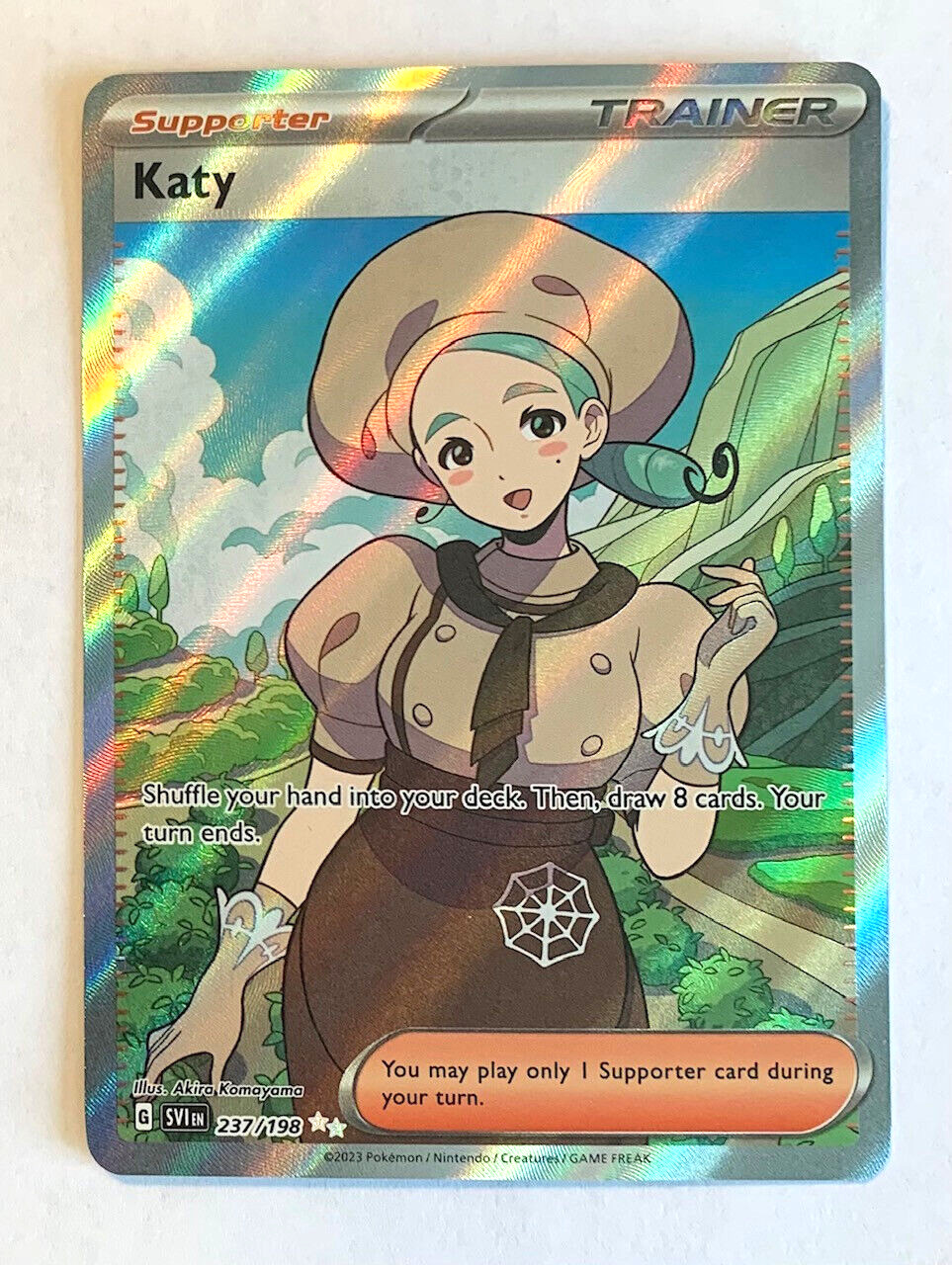 Pokemon Scarlet and Violet - KATY FULL ART - 237/198 - NM
