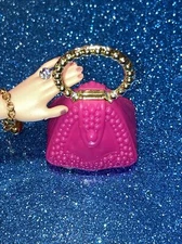 Barbie Fashion Fever Pink & Gold Fancy purse Mattel ⭐️