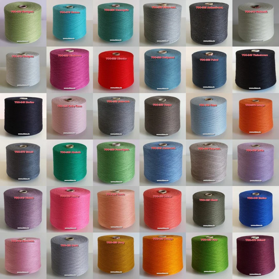  BOBBEL-TEUFEL Farbverlaufsgarn Uni 3 fädig  Bobbel viele Farben Stricken Häkeln - Bild 2 von 4