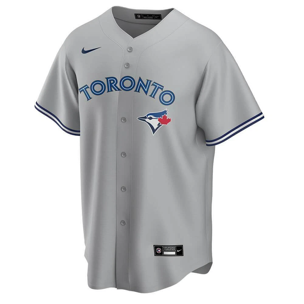 Men's Toronto Blue Jays Road Grey Replica Team MLB Baseball Blank